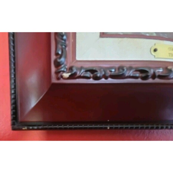 Thomas Kinkade "A Perfect  Red Rose" 10" x 12" Framed Signed Authenticity - Picture 6 of 11